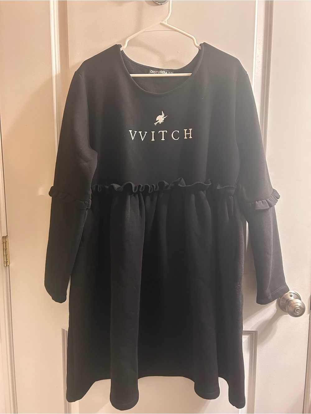 Disturbia Witch VVitch Fleece Babydoll Dress